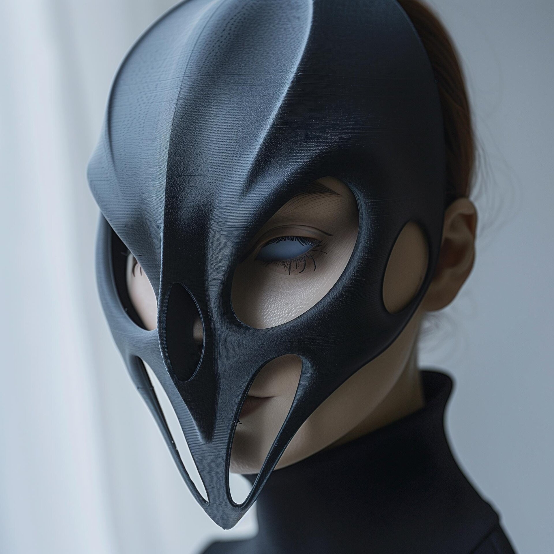 3D Printed Gothic Sci-Fi Costume Mask