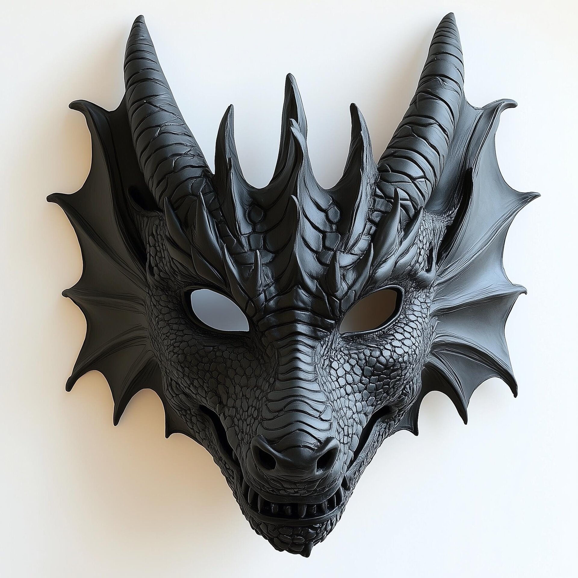 3D Printed Dragon Mask | Fantasy Cosplay Accessory