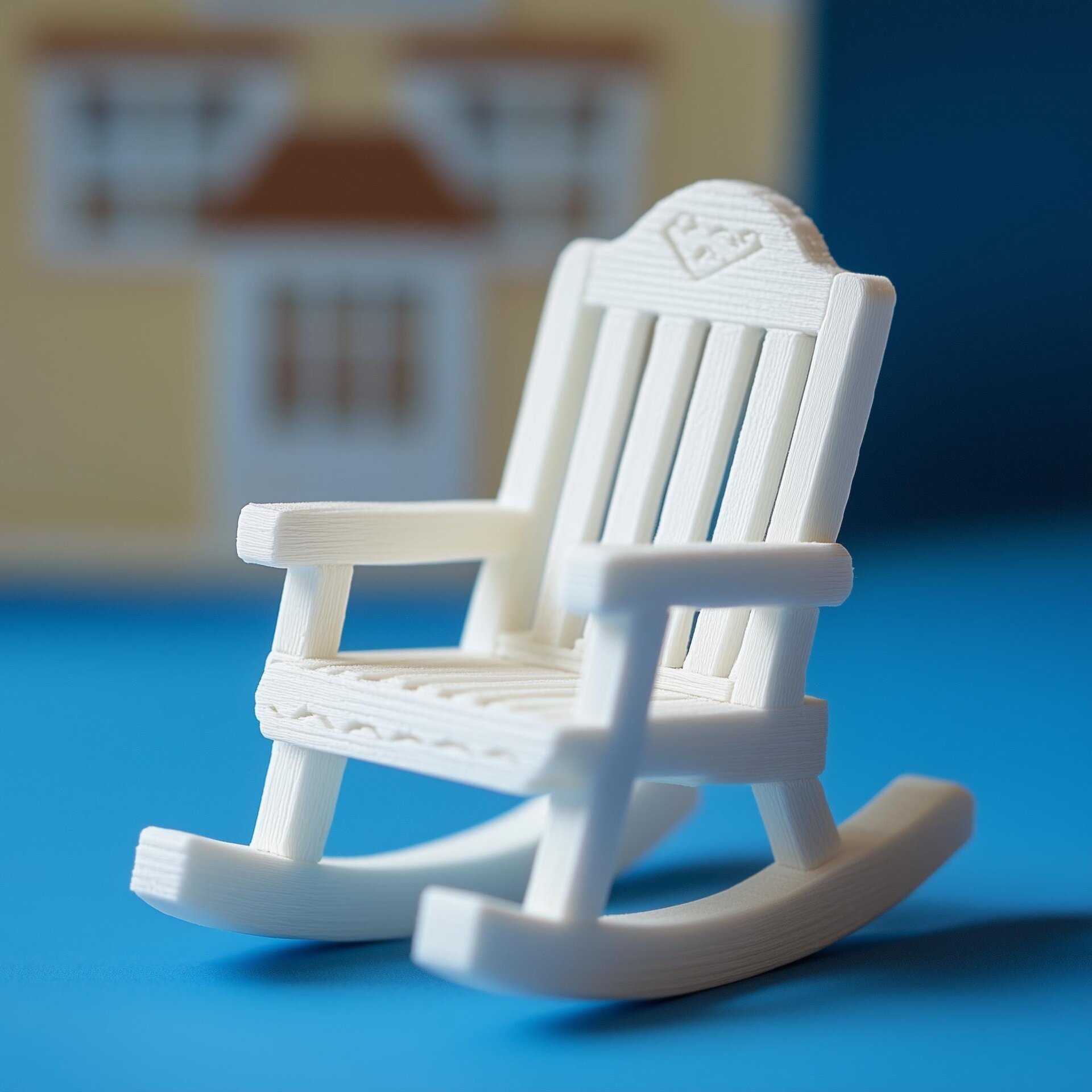 3D Printed 1:12 Miniature Rocking Chair