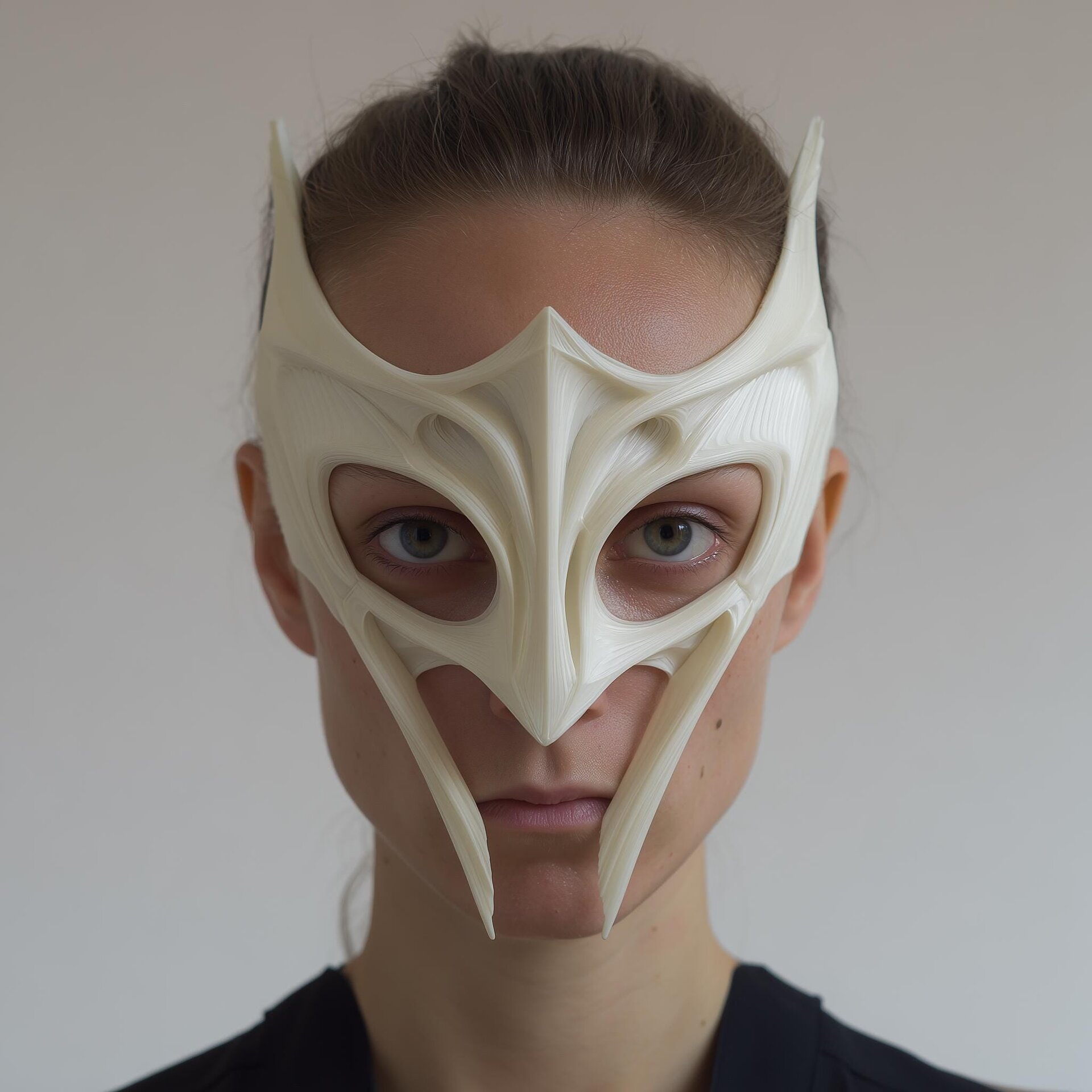 3D Printed Winged Fantasy Face Mask