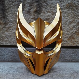 3D Printed Samurai Demon Warrior Mask