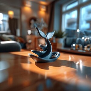 Whale Jewelry Holder | 3D Printed Ring Dish