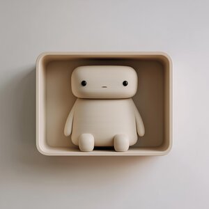 3D Printed Character Niche Wall Shelf