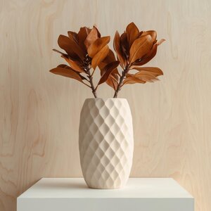 3D Printed Diamond Pattern Vase