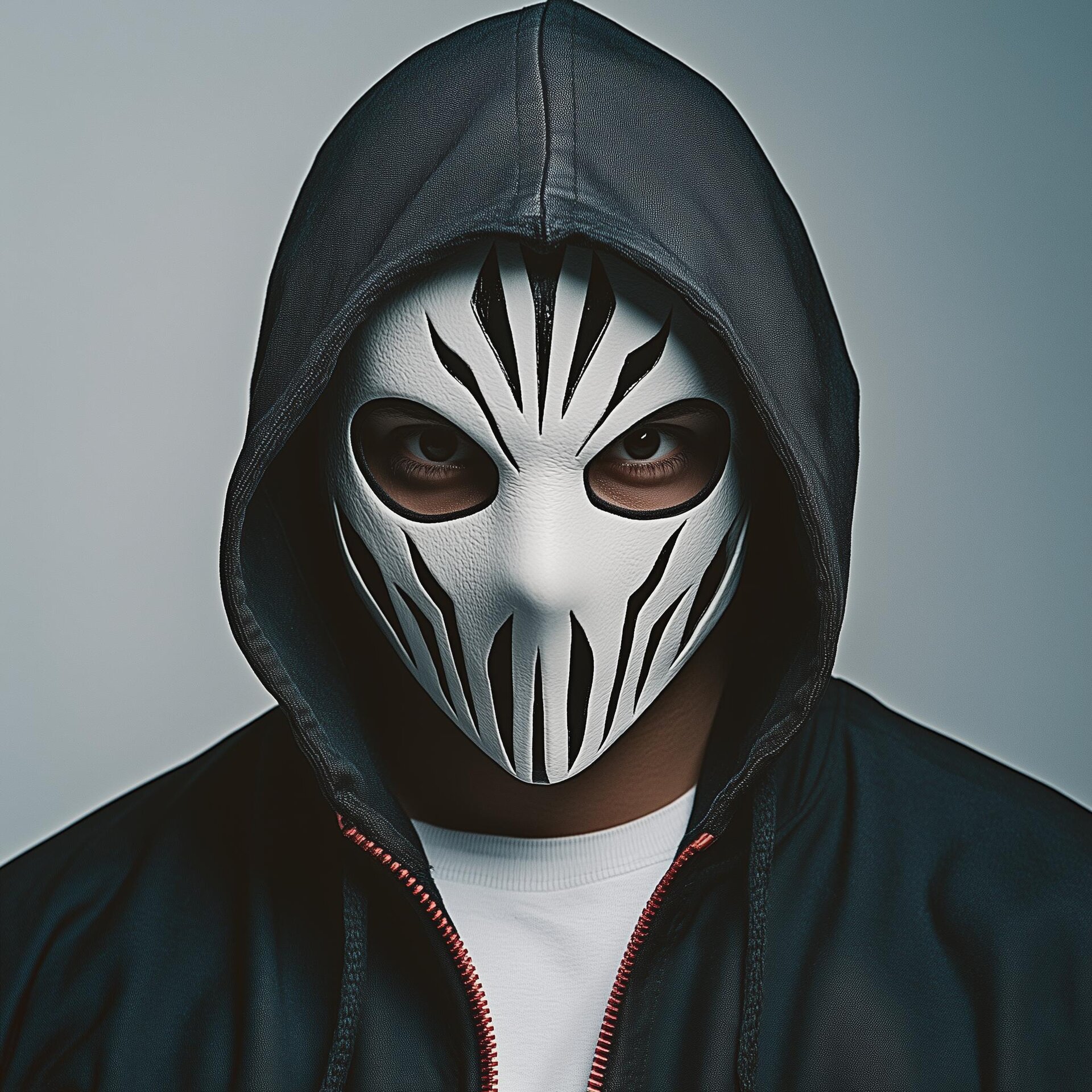 3D Printed Skull Assassin Mask | Cyberpunk Costume Prop