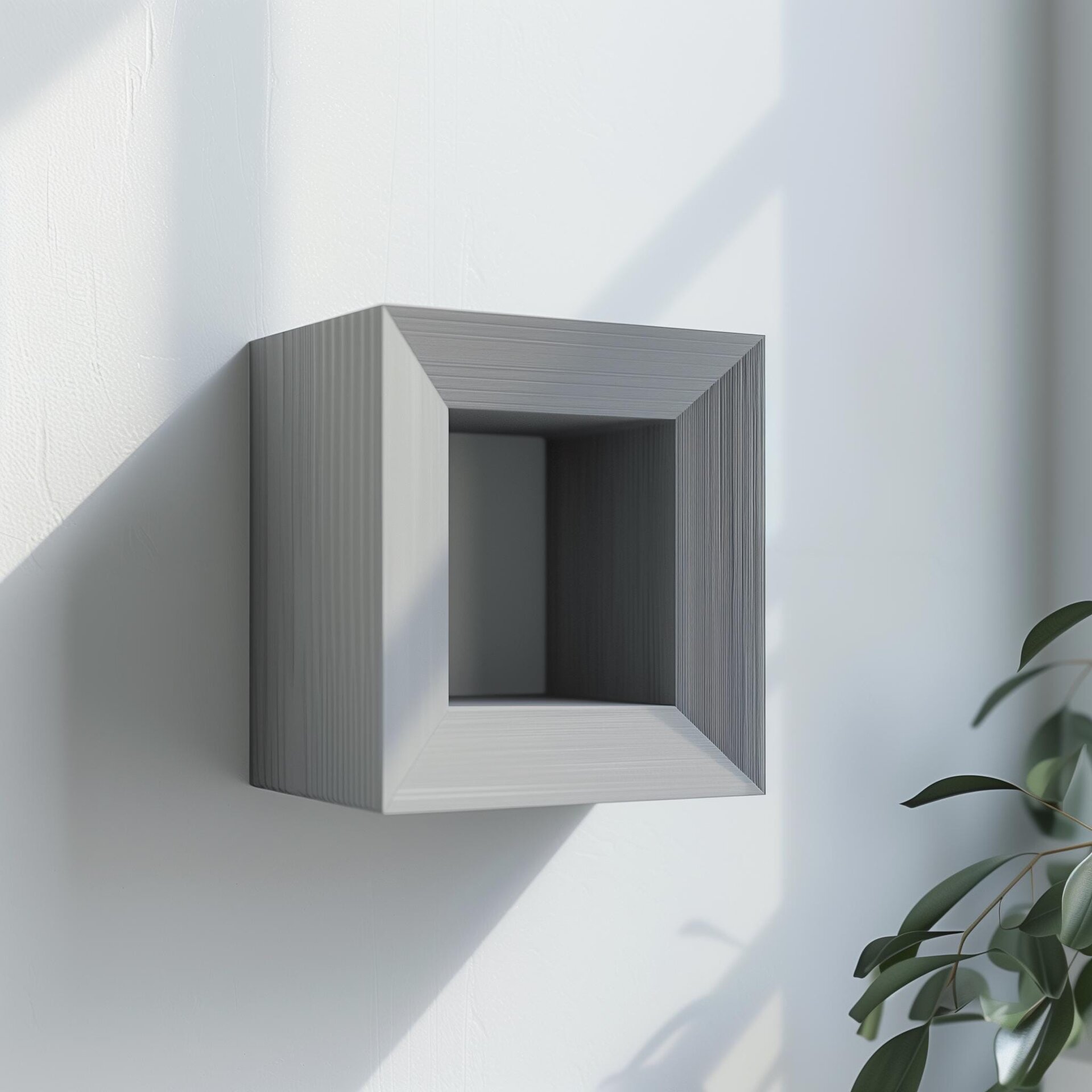 3D Printed Square Frame Wall Shelf