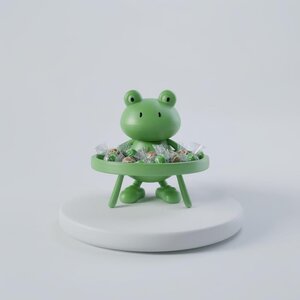 3D Printed Frog Candy Dish | Cottagecore Figurine Tray